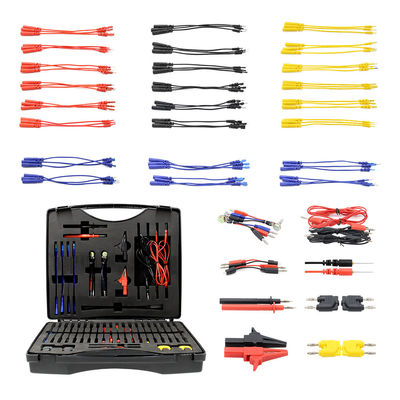 Automotive Circuit Tester Lead Kit 92PCS Test Aids Electrical Terminal Kit Auto Diagnostic Tools Wire Adapter Cables Set
